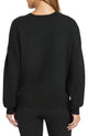 Layton Love Striped Sweater in Black