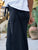 Bibi Barrel Leg Sweatpants British Royal Navy