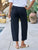 Bibi Barrel Leg Sweatpants British Royal Navy