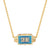Rise and Shine Spinner Necklace: Gold