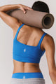 Never Better Twist Crop Light Cobalt