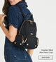Hunter Medium Black Nylon Cargo Gold