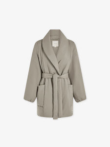 Laona Padded Wrap Jacket in Laurel Sage