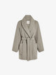 Laona Padded Wrap Jacket in Laurel Sage