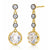 Two Tone Drop Earring