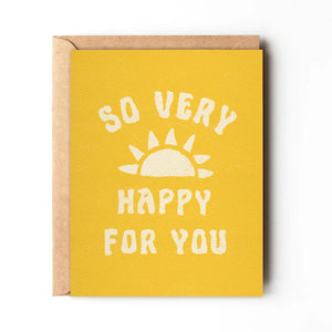 So Happy For You Cheerful Card