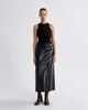 Hikson Skirt Recycled Leather Detox Black