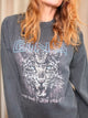 Miles Sweatshirt Leo Muse Washed Black