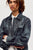 Blair Vegan Suede Sierra Jacket Navy Wave