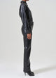 90's Pinch Waist Long in Leather Detox (Black)
