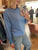 Softest Fleece Crewneck Pullover Blue Topaz