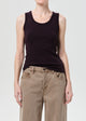 Poppy Tank Top Eggplant