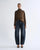 Bryony Top Satin Olive Brown