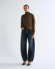 Bryony Top Satin Olive Brown