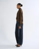 Bryony Top Satin Olive Brown