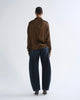Bryony Top Satin Olive Brown