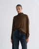 Bryony Top Satin Olive Brown