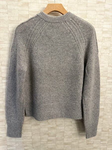 Cashmere Luxe Henley Heather Grey