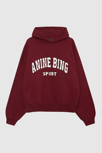 Alec Hoodie in Cabernet