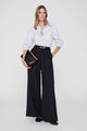 Anine Clutch Braided Leather Black