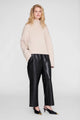 Billy Pant Black Recycled Leather