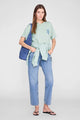 Cade Tee Wave Washed Seafoam
