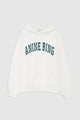Harvey Hooded 'Anine Bing' Sweatshirt in Ivory Sage