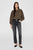 Miles Sweatshirt Black and Brown Leopard