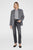 Quinn Blazer Heather Grey Cashmere Blend
