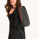 Hunter Backpack Large Black Gold Red Zip