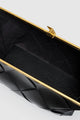 Anine Clutch Braided Leather Black