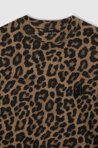 Avi Tee Black and Brown Leopard
