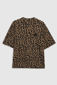 Avi Tee Black and Brown Leopard