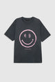 Cade Tee Smiley Washed Grey