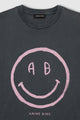 Cade Tee Smiley Washed Grey