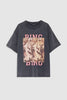 Cade Tee Tiger Bing Washed Black