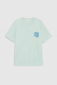Cade Tee Wave Washed Seafoam