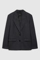 Ross Single Breasted Blazer Dark Heather Grey