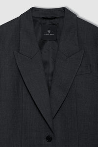 Ross Single Breasted Blazer Dark Heather Grey