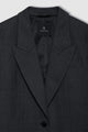 Ross Single Breasted Blazer Dark Heather Grey