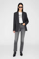 Ross Single Breasted Blazer Dark Heather Grey