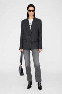 Ross Single Breasted Blazer Dark Heather Grey