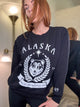 Alaska Crest Crewneck Black