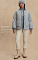 Serina Reversible Quilt Jacket Coronet Blue/Ashley Blue