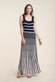 Aveline Wide Stripe Maxi Dress