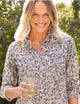 Rory Maxi Shirtdress Glitter Animal Print
