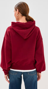 Alec Hoodie in Cabernet