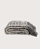 Lindsey Check Knit Scarf Charcoal