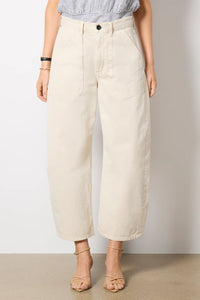 Ayla Cargo Crop Pale Stone