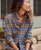 Barry Tailored Button-Up Orange, Green, Blue Plaid